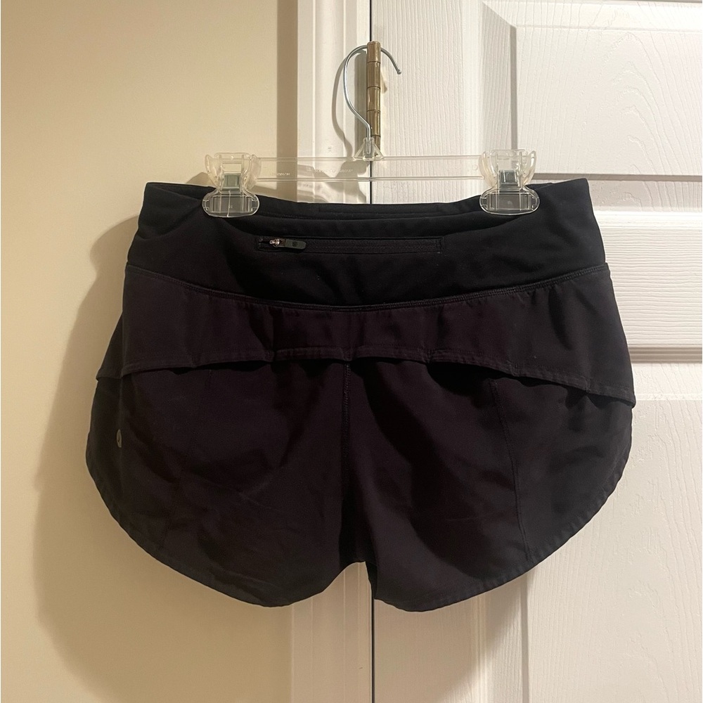 Black Lulu Lemon Shorts Size 0